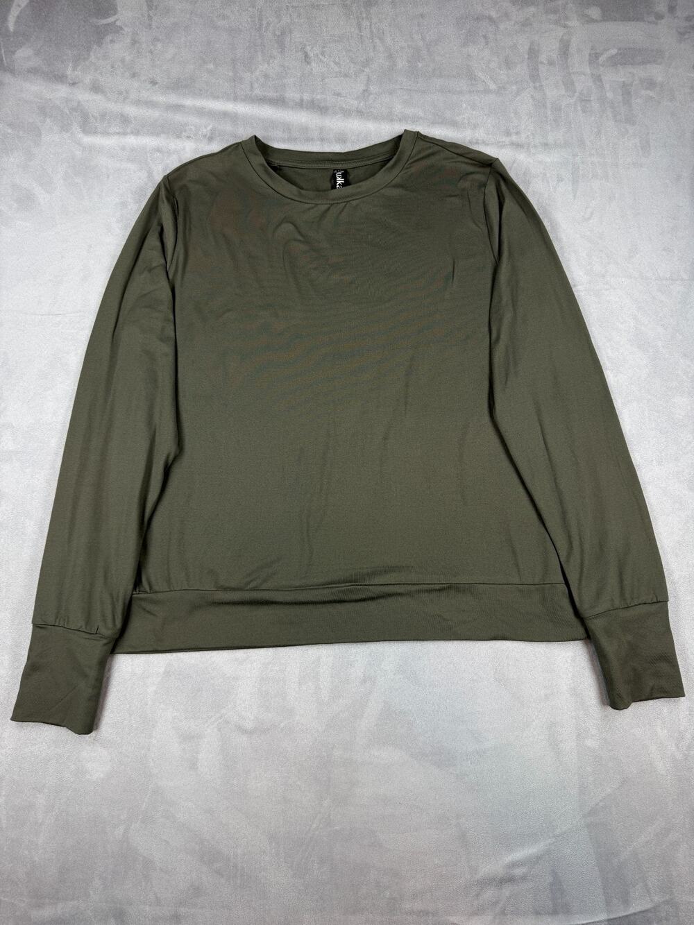 Lukka Lux Women's 4/6 S/Ch Long Sleeve Crew Neck Black Stretch